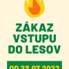 Zákaz vstupu do lesov